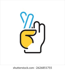 Vector multi color icon for lucky