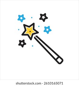 Vector multi color icon for miracle