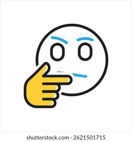 Vector multi color icon for mm hmm