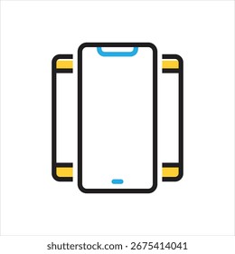 Vector multi color icon for mobiles