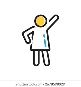 Ícone de vetor com várias cores para modelagem