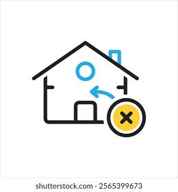 
Vector multi color icon for nobody