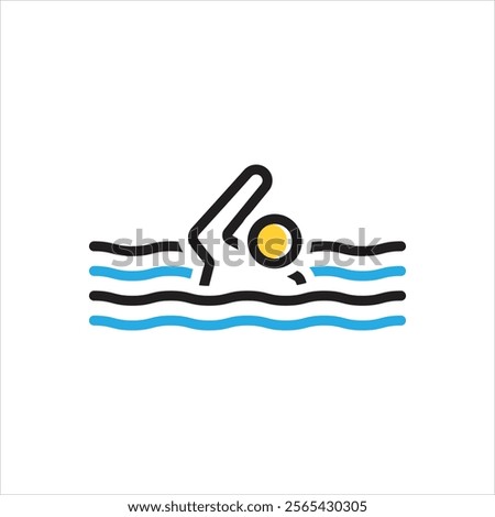 Vector multi color icon for nonetheless