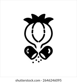 Icono multicolor del Vector para los opioides