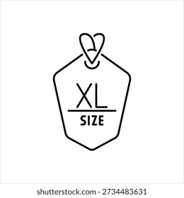 Icono multicolor de Vector para el tamaño del traje