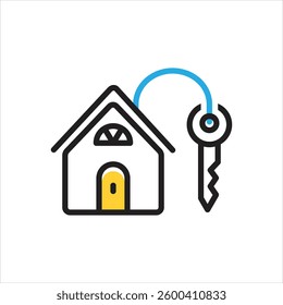 Vector multi color icon for own
