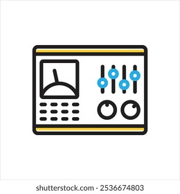 Icono multicolor del Vector para el panel