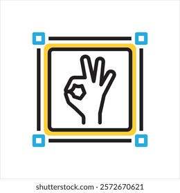 Vector multi color icon for perfect