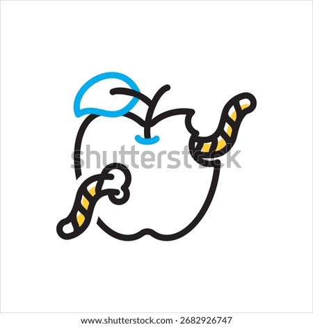 Vector multi color icon for pest management
