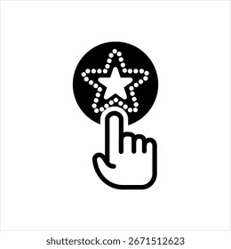 Vector icono multicolor para puntero