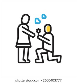Vector multi color icon for propose