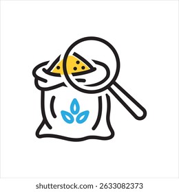 Vektor mehrfarbiges Symbol für Qualität
