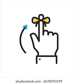 Ícone de vetor de várias cores para lembrar