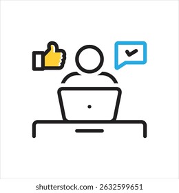 Ícone de vetor com várias cores para resolver