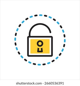 Vector icono multicolor para revelar