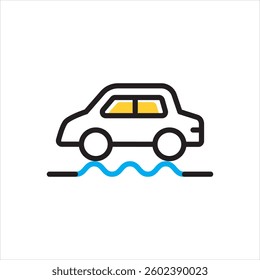 Vector multi color icon for rougher
