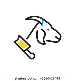 Vector multi color icon for sacrifice