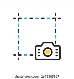 Vektorsymbol mit mehreren Farben für Screenshot