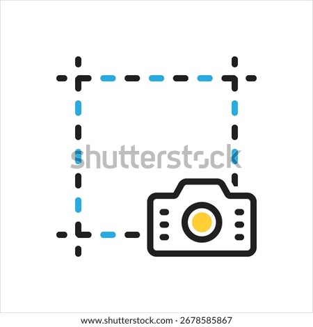Vector multi color icon for screenshot