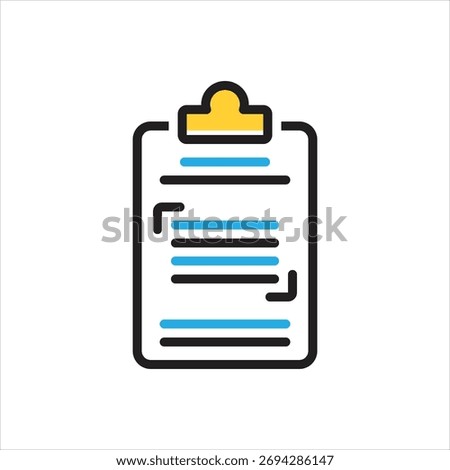 Vector multi color icon for sentences