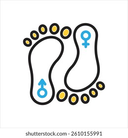 vector multi color icon for sex