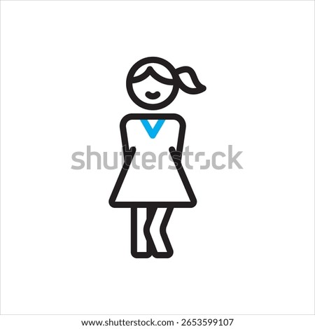 Vector multi color icon for shy