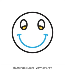 Ícone de vetor de várias cores para smilies