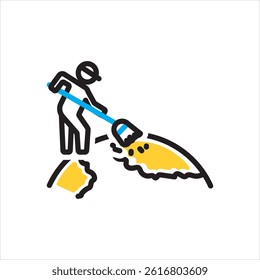 Vector multi color icon for social responsibility