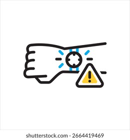 Vector icono multicolor para más pronto