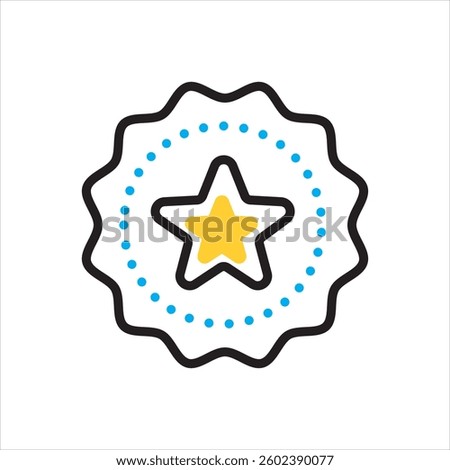 Vector multi color icon for speciality