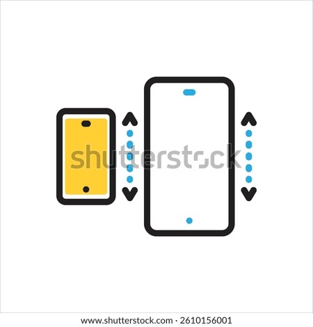 vector multi color icon for specifically