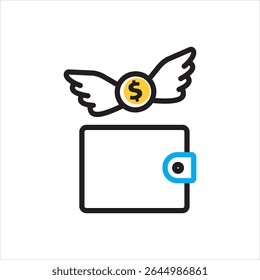 Vector multi color icon for stark