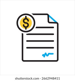 Ícone de vetor de várias cores para instrução