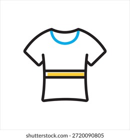 Vector icono multicolor para la camiseta
