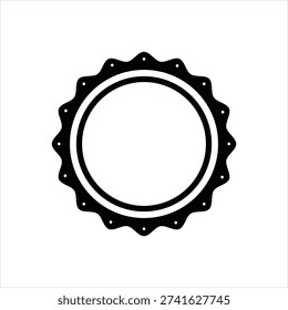 Vector multi color icon for Tambourine