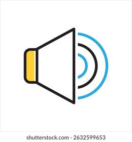 Vector multi color icon for tone