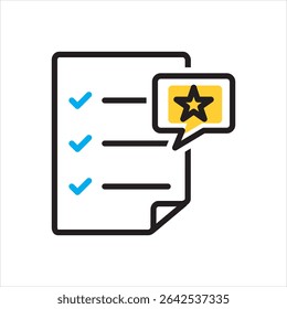Vector multi color icon for topics