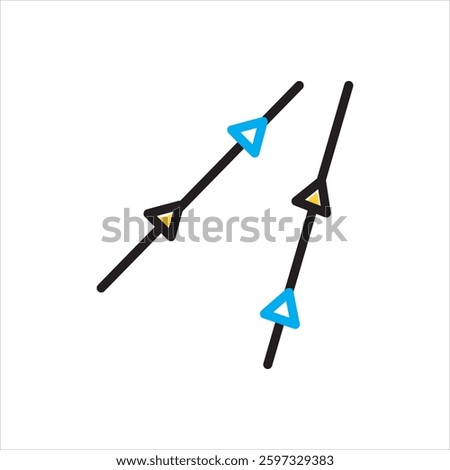 Vector multi color icon for  unsurpassed