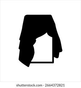 Vektor mehrfarbiges Symbol für unveil