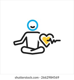 Icono multicolor del Vector para bien