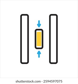 Vector multi color icon for within