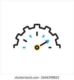 Vector multi colorful icon for exceed