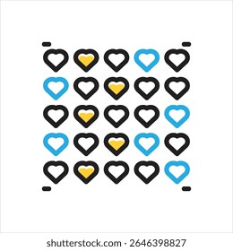Vector multi colorful icon for much