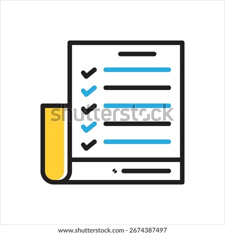 Vector multi colorful icon for preparation
