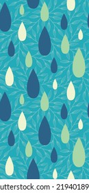 Vector multi drops on nature texture creative seamless pattern background. Great for fabric, textile, walls, covers, packaging and more