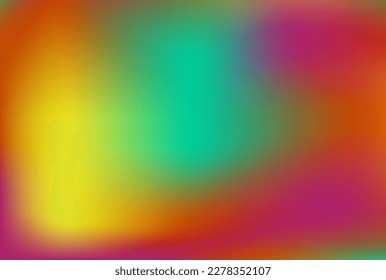 Vector multi neon colored gradient background. Modern screen wallpaper vector design for app, social media, cards, fons, work. Soft gradients - blue, pink, magenta, violet, red, orange, aquamarine.