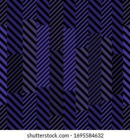 vector multi vertical rectangle and askew lines seamless pattern