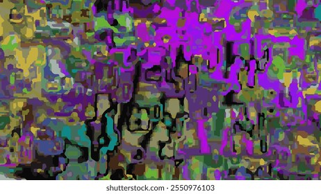 Vector multicolor abstract backdrop. Electronic music background. Technologies background