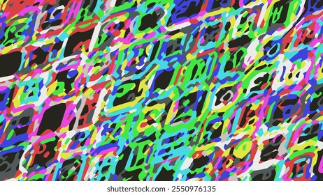 Vector multicolor abstract backdrop. Illustration with modern colors. Diamonds background