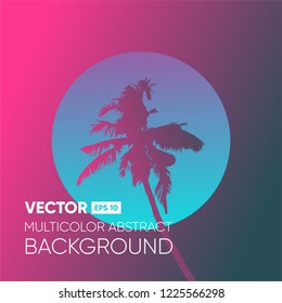Vector multicolor abstract background art trendy illustration